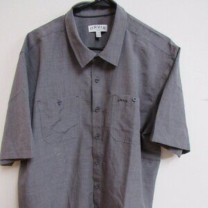 Orvis Gray Short Sleeve Button-Up Shirt 2XL Hiking Outdoors